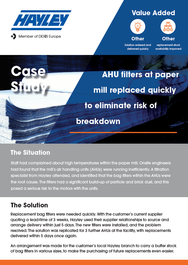 CS017 Case Study Paper Mill