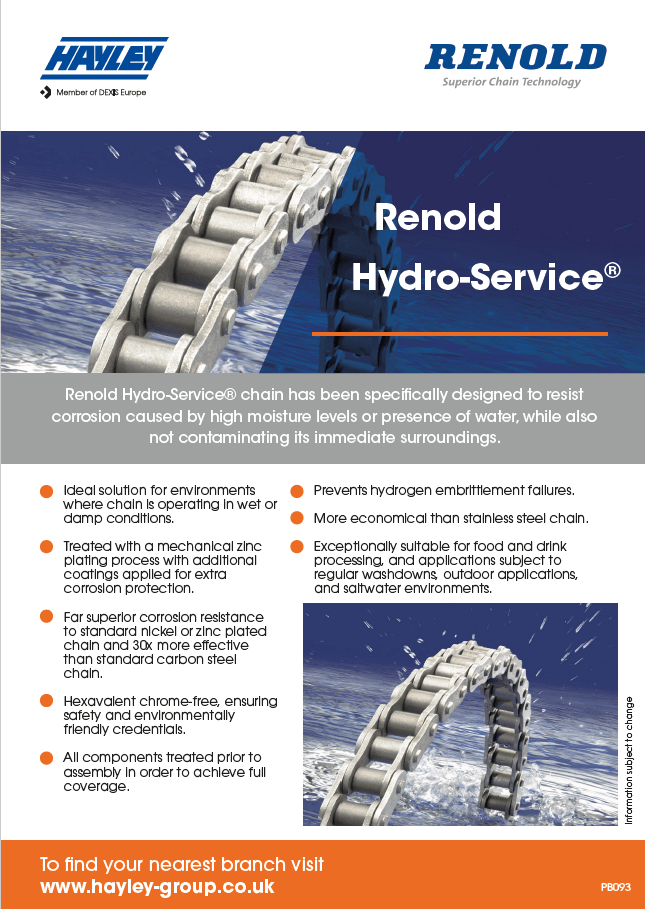 Renold Hydro Service Chain