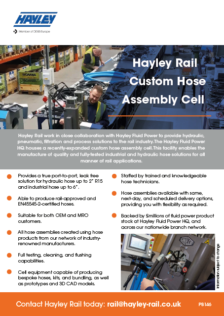 Hayley Rail Hose Assembly Cell