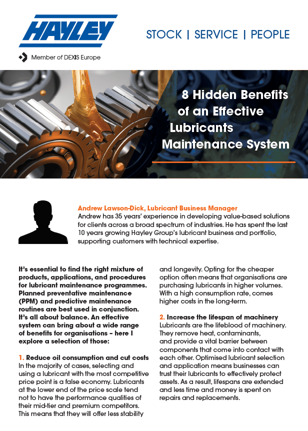 8 Hidden Benefits of an Effective Lubricants Maintenance System discussion