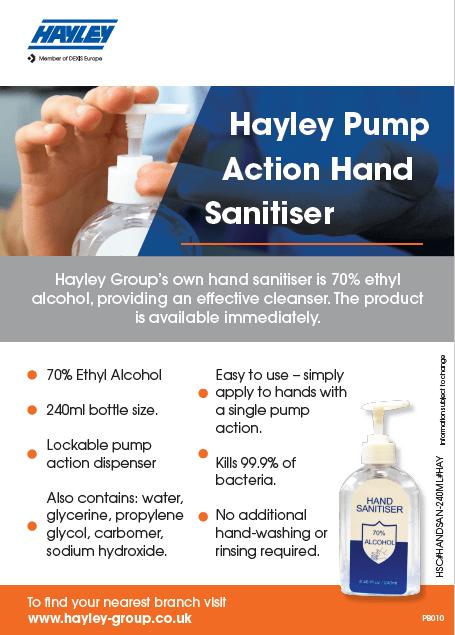 Hayley Pump Action Hand Sanitiser