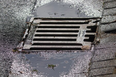 Iron drain cover