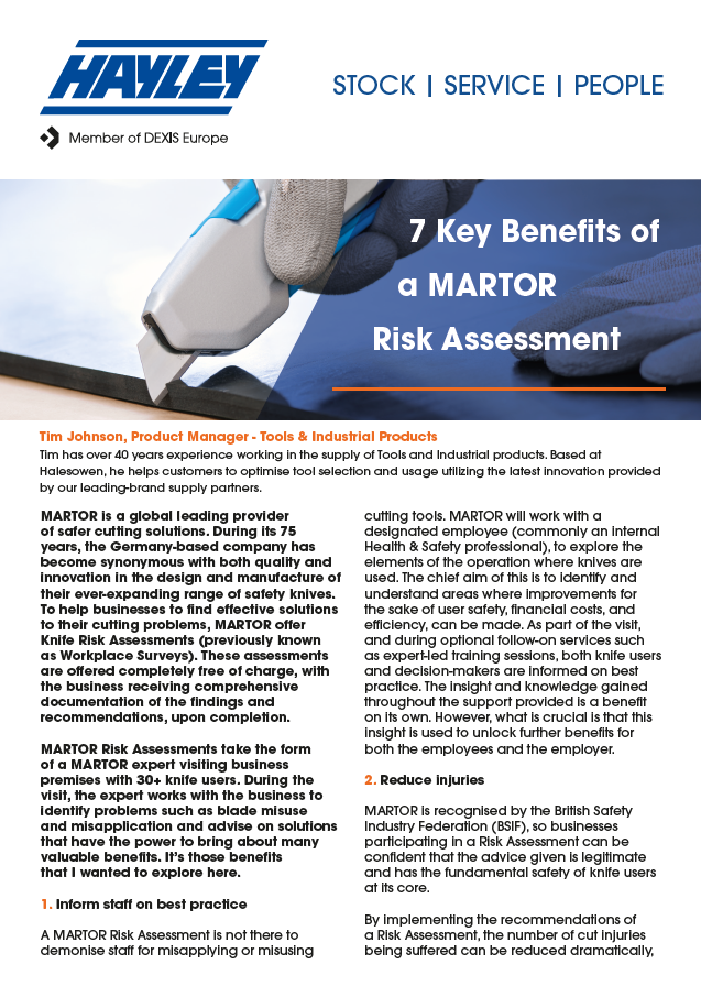 7 Benefits Of A Martor Risk Assessment