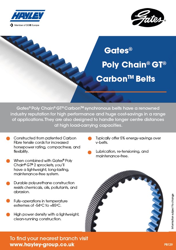 Gates Poly Chain Carbon Fibre Belts