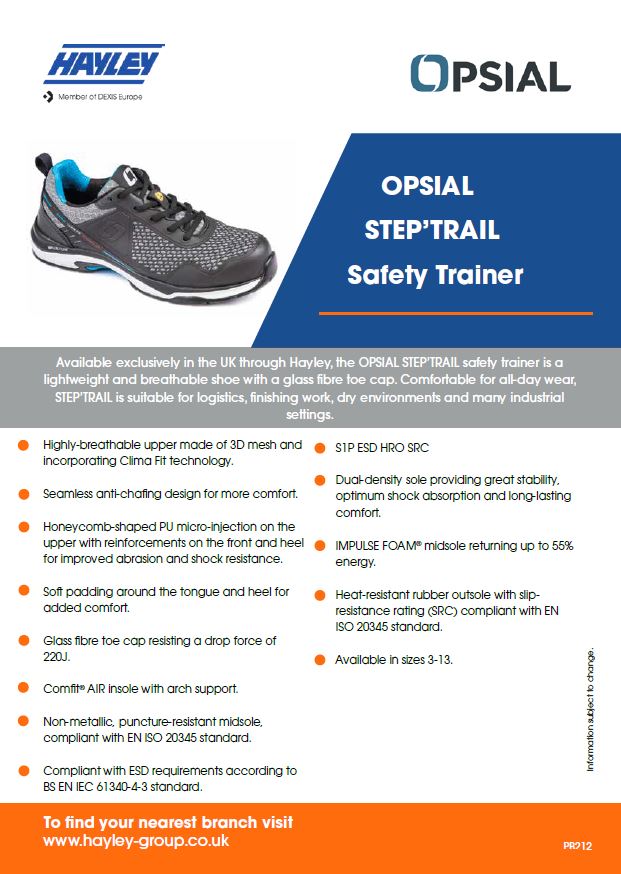 PB212 OPSIAL STEP'TRAIL Safety Trainers