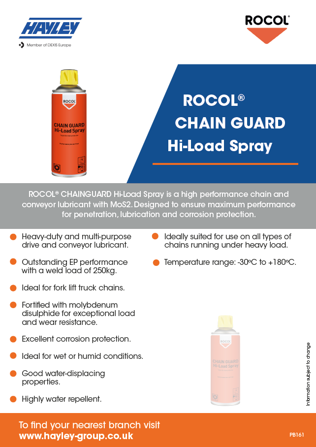 Rocol Chain Guard Hi Load Spray Product