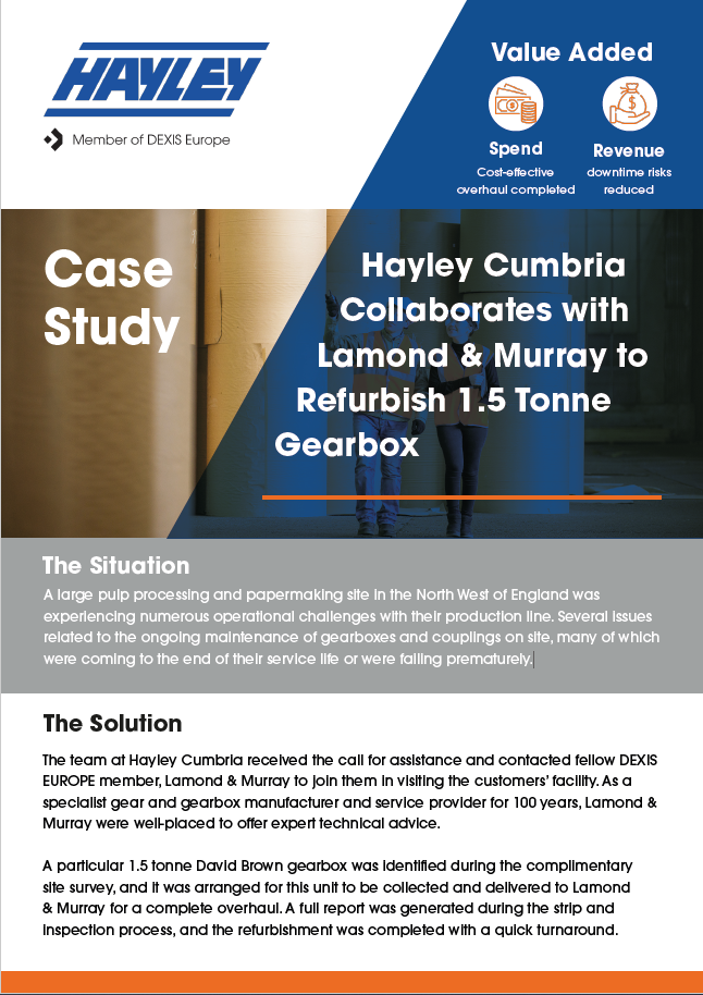 Hayley Cumbria and Lamond & Murray Case Study
