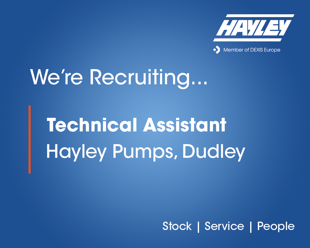 Technical Assistant, Hayley Pumps