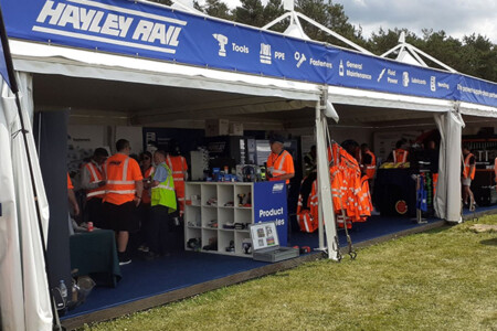 Hayley Rail stand at Rail Live 2023