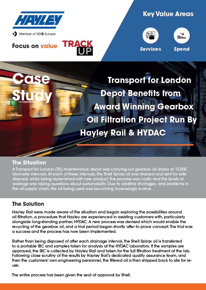 cs178 Hayley Rail case study gearbox oil filtration project